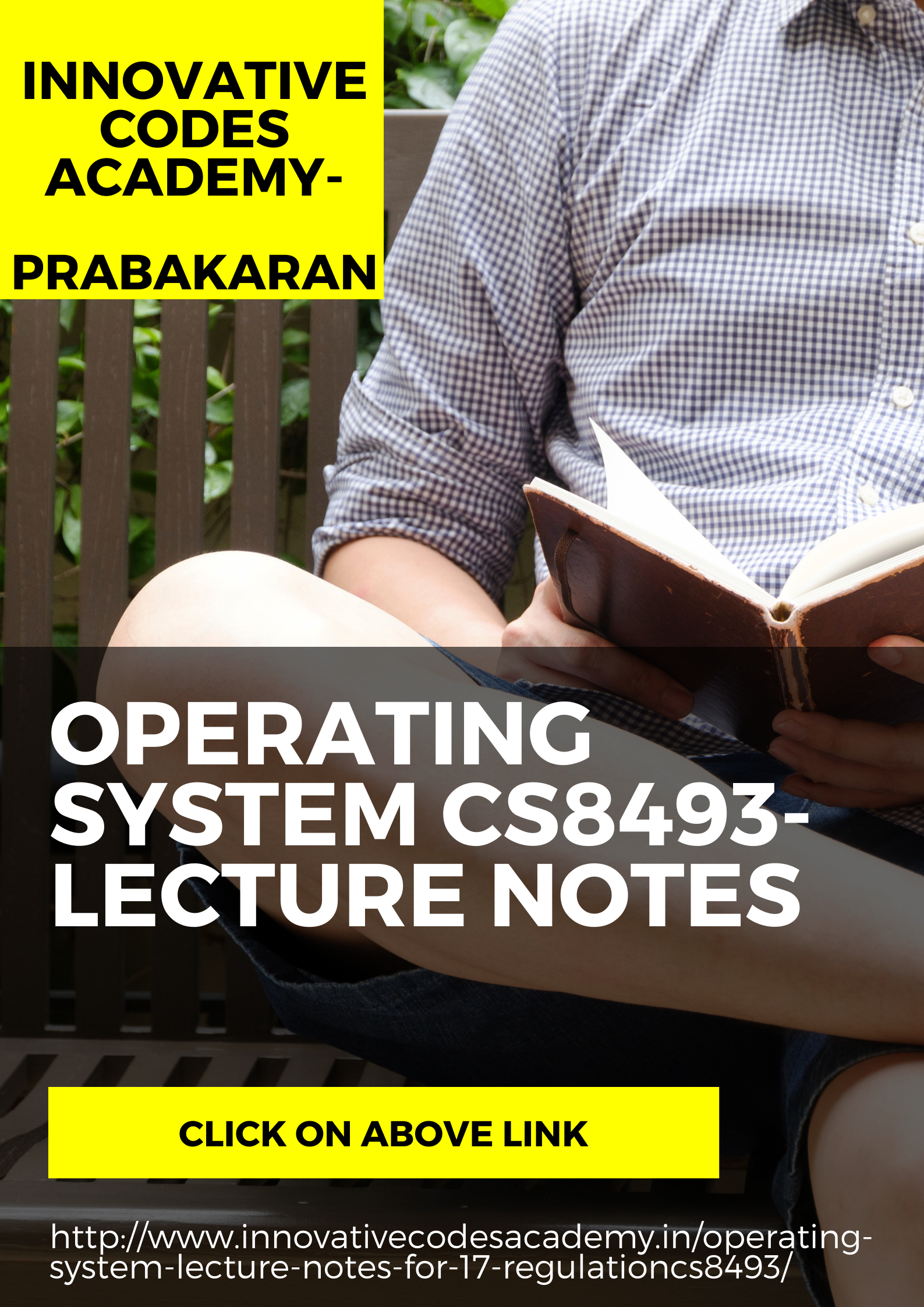 Operating System Lecture Notes for 2017 Regulation(CS8493)